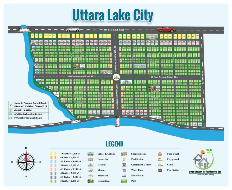 Layout Plan of Uttara Lake City page 0001 (1)